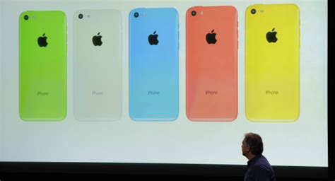 Apple Debuts Cheaper Colorful Iphone 5c