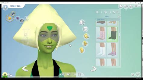 Sims 4 Steven Universe Peridot Cas Sims 4 Anime