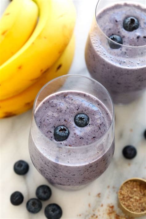Go To Blueberry Banana Smoothie Fit Foodie Finds