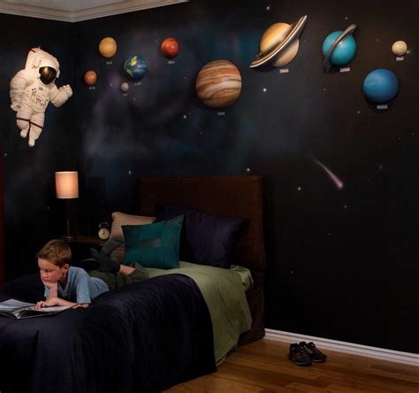 2.3 out of 5 stars based on 3 product ratings(3). Solar System with Space Astronaut 3D Wall Art Decor by Beetling Design | .php | Man Caves and ...