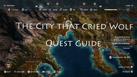 Assassin S Creed Odyssey The City That Cried Wolf Quest Guide YouTube