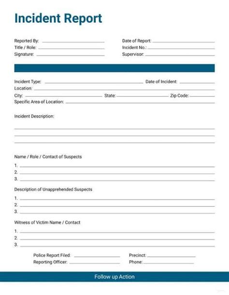 Free Tips To Create An Incident Report Form Pdf Wps Pdf Blog
