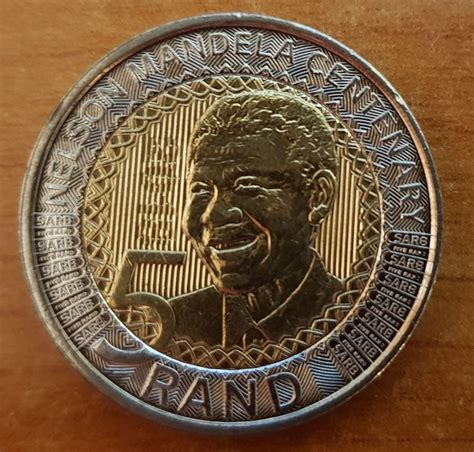 South Africa R Nelson Mandela Th Birthday Anniversary UNC Rand Coin Old Coins Price