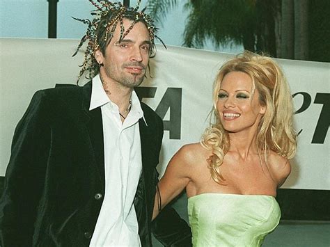 pamela anderson opens up about sex tape with motley crue drummer tommy lee the courier mail