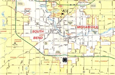 South Bend Indiana Zip Code Map Map