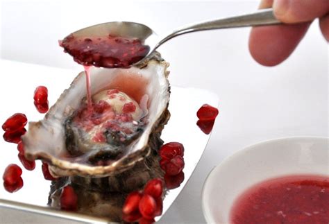 Oysters With Pomegranate Mignonette Oysters Oyster Recipes Fresh