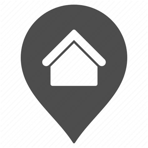 Base Marker Home House Map Pointer Pin Real Estate Residence Icon