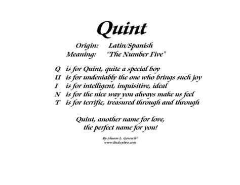 Meaning Of Quint Lindseyboo