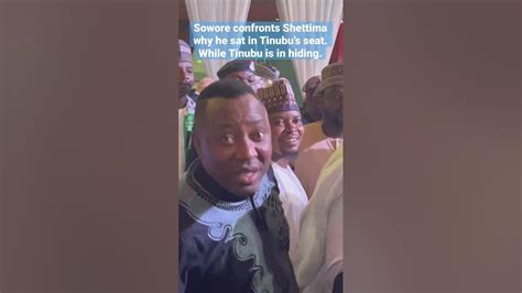 Sowore Confronts Shettima And Al Mustapha During Peace Accord Meeting In