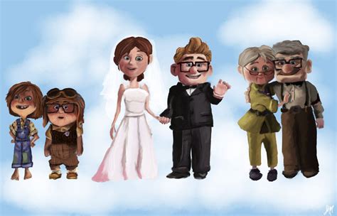 Carl And Ellie Disney Romance Disney Sketches Up Pixar