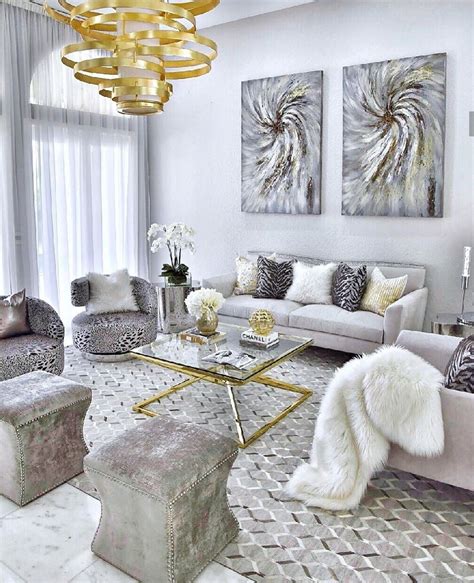 Gray And Gold Decor Living Room Gold Living Room Decor