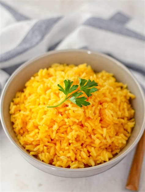 5 Ingredient Yellow Rice Recipe Yellow Rice Yellow Rice Recipes