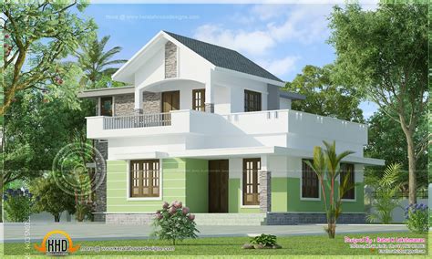 1161 Square Feet Small House Elevation Kerala Home