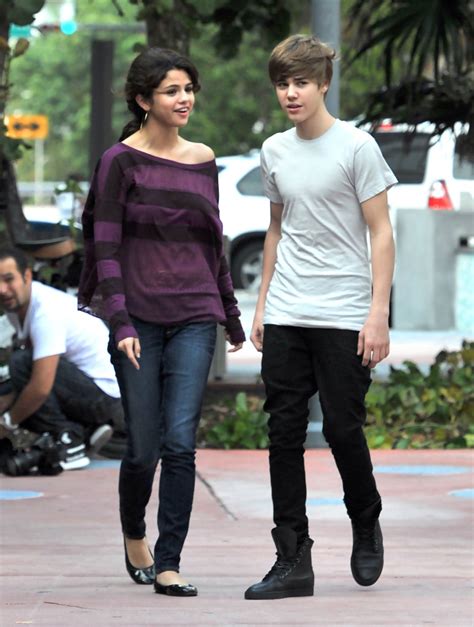 First Sighting Justin Bieber And Selena Gomez