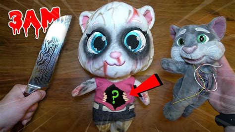 Cutting Talking Angela And Tom Doll At Same Time At 3am Possessed Youtube