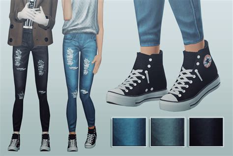 Sims 4 Converse Shoes Cc