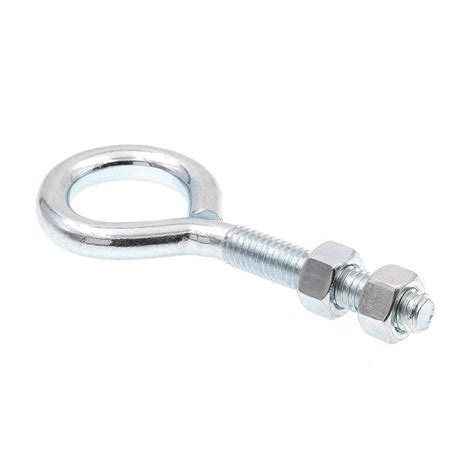 Prime Line 3 8 In 16 X 4 In Zinc Plated Steel Eye Bolts With Nuts