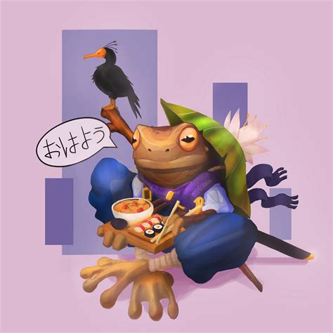 Artstation Ninja Frog Breakfest