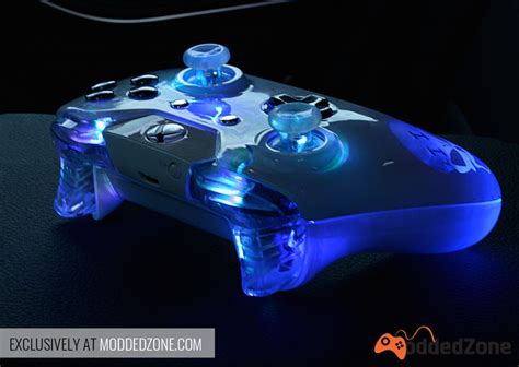 Check Out This Beautiful Skulls Blue Xbox One Custom Modded