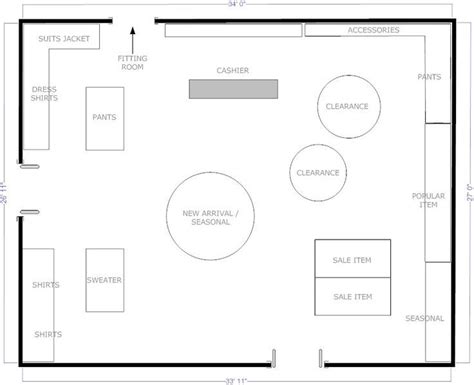 Clothing Boutique Floor Plan 1000 Ideas About Store Layout On