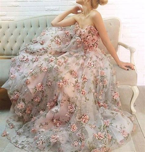 3d Organza Lace Fabric With Pink 3d Chiffon Rosette Flowers Appliques