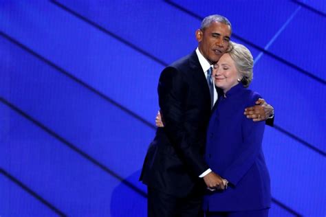 Obama Boosts Clinton Carry Her Like You Carried Me World News The