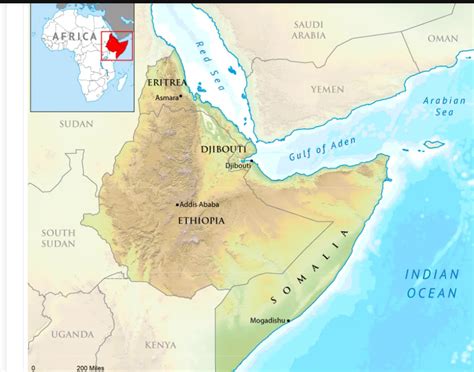 First See The Map Of Horn Of Africa