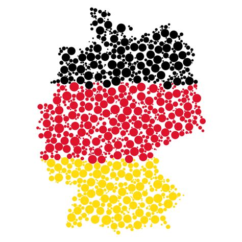 Map Of Germany With Dots Free Svg