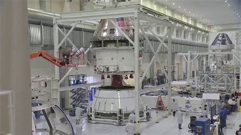 Orion Spacecraft Adaptor Install For Artemis YouTube