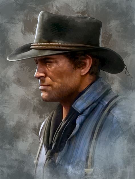 Artstation Portrait Of Arthur Morgan Red Dead Redemption 2