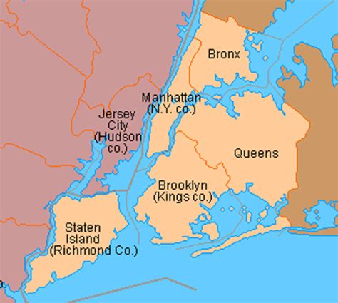 New York City Has Got Five Boroughs Are Name Is Manhattan Brooklyn Queens Bronx And Staten
