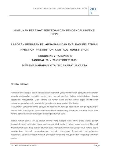 Contoh Laporan Evaluasi Kegiatan Ujian