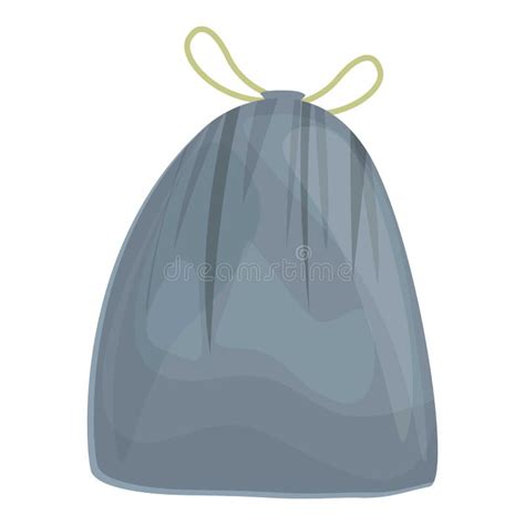 Knot Garbage Sack Icon Cartoon Vector Trash Bag Stock Vector