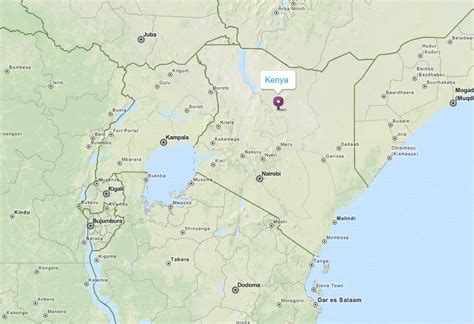 Kenya Map And Kenya Satellite Images