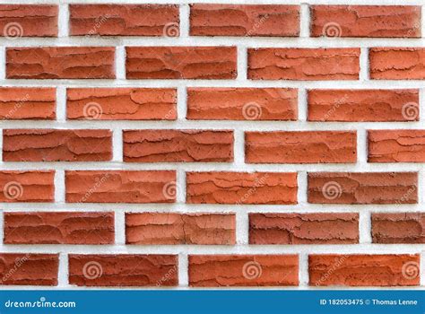 Orange Brick Wall Texture Stock Image Image Of Concrete 182053475