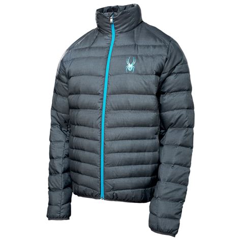 Spyder Mens Dolomite Down Jacket Grey