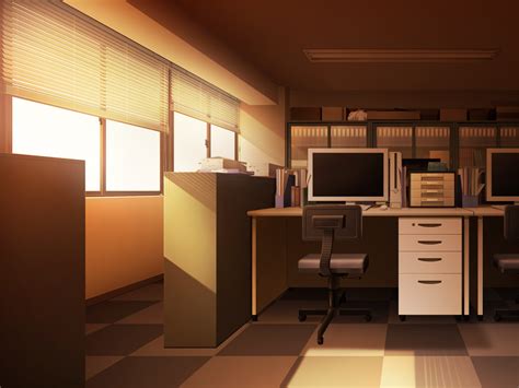 Office Anime Background