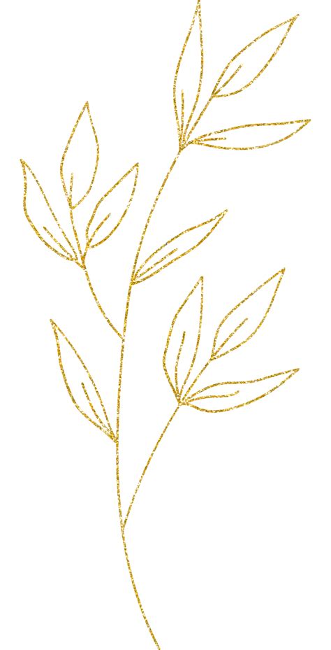 Gold Leaf Pngs For Free Download