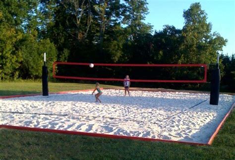 Learn How To Build A Sand Court For Beach Volleyball Backyard Court