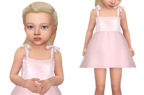 Paula V2 Powluna Sims 4 Mods Clothes Sims 4 Toddler Kids Formal