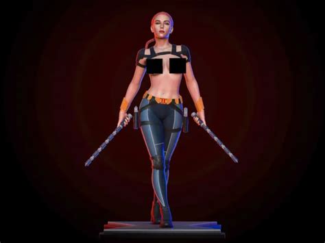 Black Widow Sexy Unpainted Unassembled 112 Scale 3d Printed Gk Model