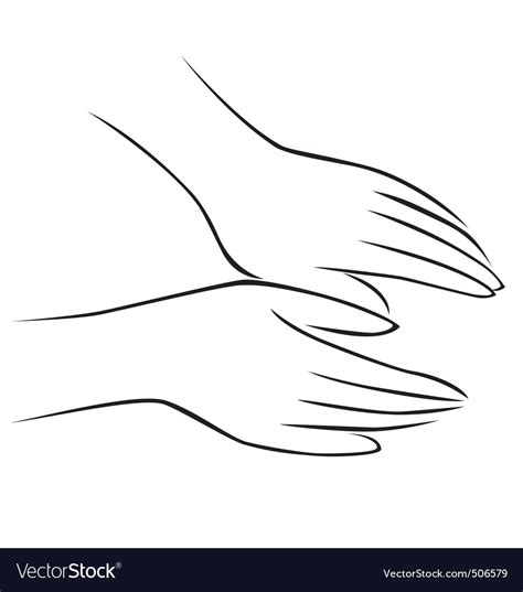 Massage Hands Silhouette
