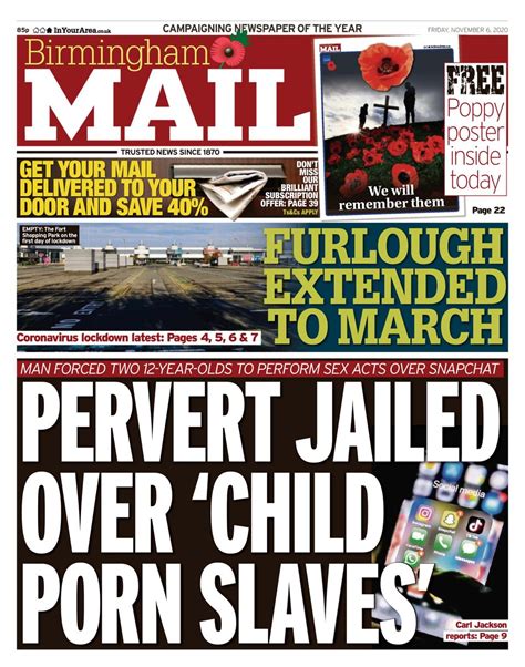 Birmingham Mail November 06 2020 Newspaper Get Your Digital Subscription