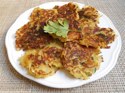 Grumbeerekiechle ou Galettes aux pommes de terre végétalien vegan