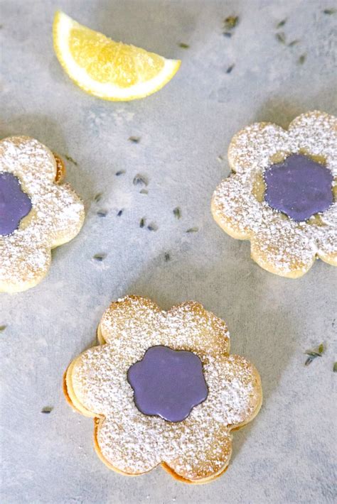 This Recipe For Lavender Lemon Cookies Takes The Classic Linzer Cookie