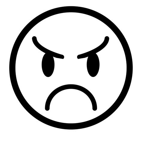 Angry Smiley Face Png Free Icons Of Angry Smiley In Various Ui Design