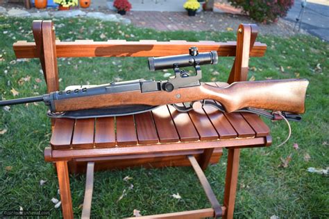 Ruger Mini 14 223 Walnut Stock And Scope