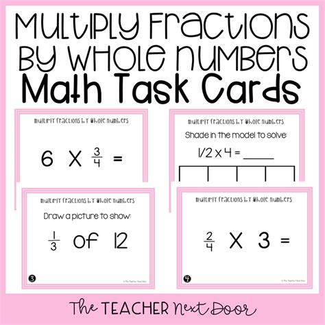 Multiplying Fractions By Whole Numbers 4th Grade Worksheets