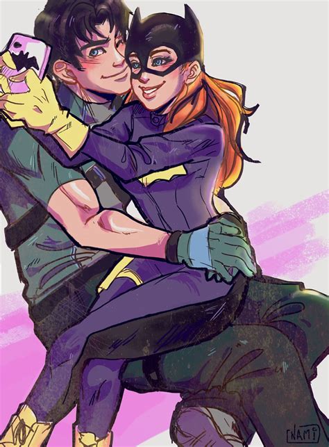 Ugh All This Boy Kissing Nightwing And Batgirl Nightwing Batgirl And Robin
