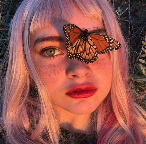 Grafika Butterfly And Girl Photography Inspo Aesthetic Photography